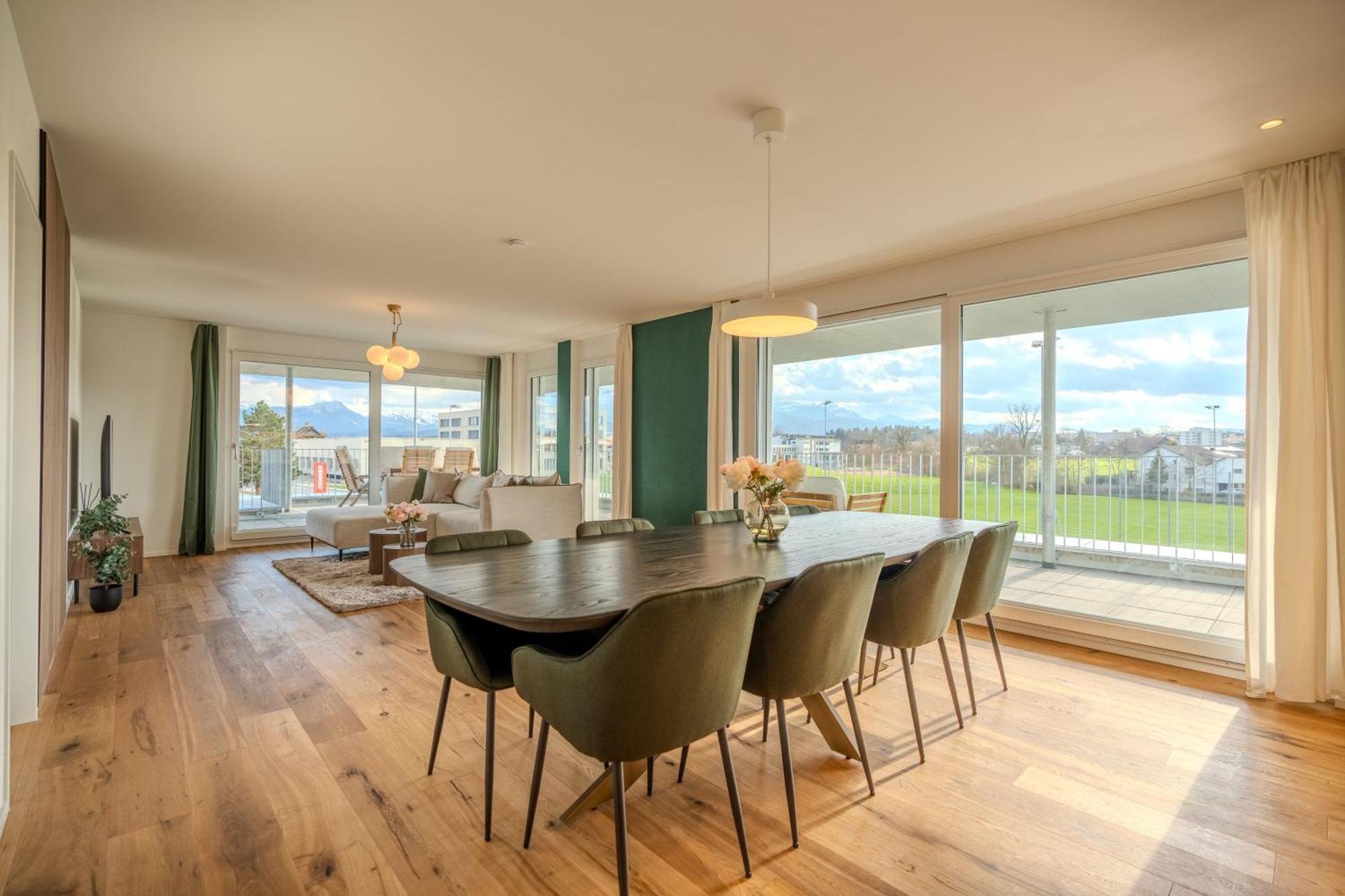 Visionary Hospitality Rothenburg, Lucerne - Premium Apartments With Free Parking, Washer, Kitchen, Terrace, 15' City Extérieur photo